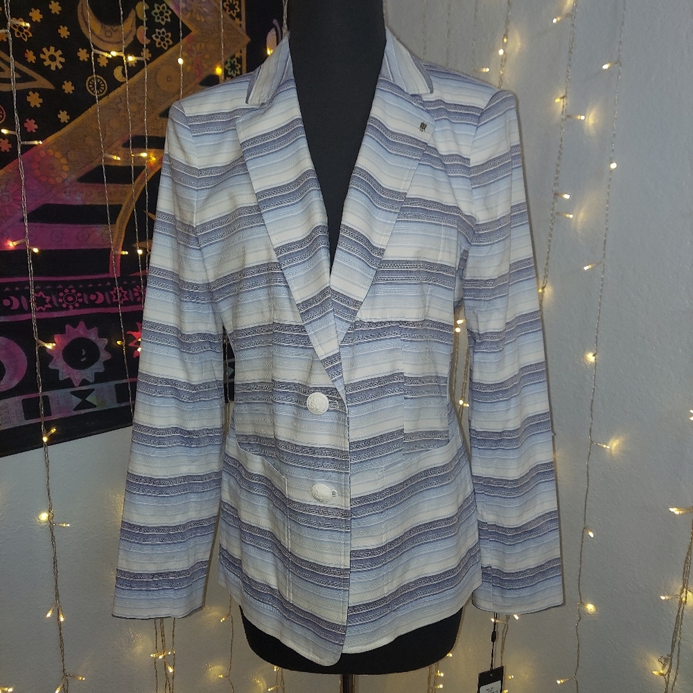 Striped Tommy Hilfiger Woman's Blazer - Picture 1 of 3